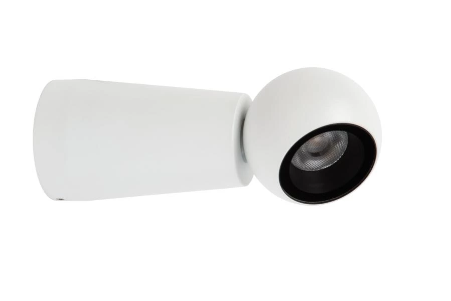 Lucide IPSOS - Wall light Bathroom - LED - 1x6W 2700K - IP54 - White - turned off